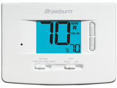 BRAEBURN 1220 Economy Non-Programmable Thermostat 2H / 2C  | Midwest Supply Us