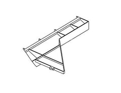 Lennox 12J49 Lennox 104076-02, Plastic Drain Pan, 44.01 x 15.02 x 3.13 Inch  | Midwest Supply Us