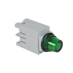 C3 Controls 13SBLG240ST-13GNF 13SBLG240ST-13GNF - Ser B, 13MM SUPER BRIGHT 240V LED GREEN W/ FLAT LENS  | Midwest Supply Us