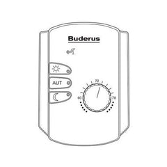 Buderus 5720724 Room Sensor BFU for 2107 Logamatic  | Midwest Supply Us