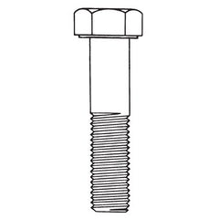 Hangers LCSA0750250CZ Hex Bolt Steel 3/4-10 x 2-1/2 Inch A307 Zinc  | Midwest Supply Us