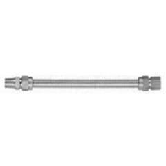 Dormont 20-2122-18 Gas Connector Safety System 3/8x18" MIPxFIP Stainless Steel  | Midwest Supply Us