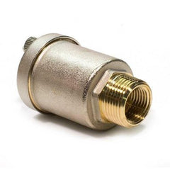 TACO 418 Air Vent Hy-Vent High Capacity Float 1/2 x 3/4 Inch NPT Nickel Plated Brass 418-3  | Midwest Supply Us