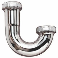 Dearborn Plastic 650-1 J Bend 1-1/4 Inch Chrome 20 Gauge Less Cleanout  | Midwest Supply Us