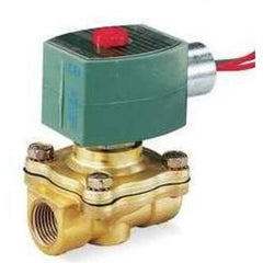 ASCO 8210G027 Solenoid Valve 8210 2-Way Brass 1 Inch NPT Normally Closed 120 Alternating Current NBR  | Midwest Supply Us