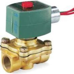 ASCO 8210G100 Solenoid Valve 8210 2-Way Brass 2 Inch NPT Normally Closed 120 Alternating Current NBR  | Midwest Supply Us