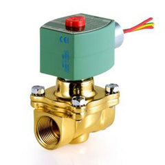 ASCO 8210G033 Solenoid Valve 8210 2-Way Brass 3/8 Inch NPT Normally Open 120 Alternating Current NBR  | Midwest Supply Us