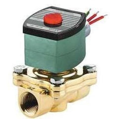 ASCO 8210G018 Solenoid Valve 8210 2-Way Brass 1-1/4 Inch NPT Normally Open 120 Alternating Current NBR  | Midwest Supply Us