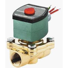 ASCO 8210G032 Solenoid Valve 8210 2-Way Brass 1-1/2 Inch NPT Normally Open 120 Alternating Current NBR  | Midwest Supply Us