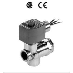 ASCO 8223G010 Solenoid Valve 8223 2-Way Stainless Steel 1/2 Inch NPT Normally Closed 120 Alternating Current PTFE  | Midwest Supply Us