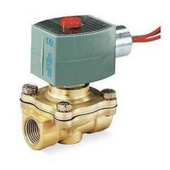 ASCO EF8210G095 Solenoid Valve 8210 2-Way Brass 3/4 Inch NPT Normally Closed 120 Alternating Current NBR  | Midwest Supply Us