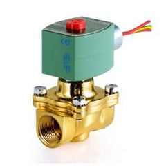 ASCO 8210G073 Solenoid Valve 8210 2-Way Brass 3/8 Inch NPT Normally Closed 120 Alternating Current NBR  | Midwest Supply Us