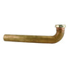 137B-17BN-3 | Waste Arm Slip Joint 1-1/2 x 12 Inch Brass 17 Gauge Rough Brass | Dearborn Plastic