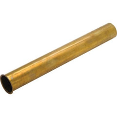 Dearborn Plastic 812B-17BN-3 Tailpiece 1-1/2 x 8 Inch 3/4 Inch Copper Tube Sweat Connection Rough Brass 17 Gauge  | Midwest Supply Us