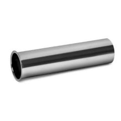 Dearborn Plastic 799-20-1 Tailpiece 1-1/2 x 4 Inch Flanged Chrome Plated Brass 20 Gauge  | Midwest Supply Us