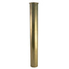 803-20-3 | Tailpiece 1-1/2 x 12 Inch Flanged Rough Brass 20 Gauge | Dearborn Plastic