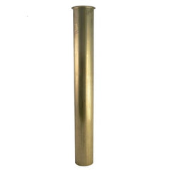 Dearborn Plastic 803-20-3 Tailpiece 1-1/2 x 12 Inch Flanged Rough Brass 20 Gauge  | Midwest Supply Us