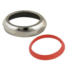 Dearborn Plastic 8006 Nut with Washer 1-1/2" Slip Joint Polished Chrome Brass  | Midwest Supply Us