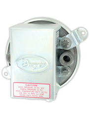 Dwyer Instruments 1910-5 Differential pressure switch | range 1.40-5.5" w.c. | approx. deadband @ min. set point 0.30 | approx. deadband @ max. set point 0.30.  | Midwest Supply Us