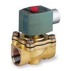 ASCO 8210G009HW Solenoid Valve 8210 2-Way Brass 3/4 Inch NPT Normally Closed 120 Alternating Current EPDM  | Midwest Supply Us