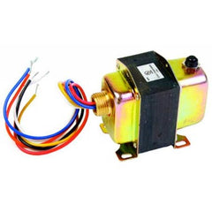 RESIDEO AT175F1023/U Transformer with Manual Reset 75VA 120/208/240 Volt 27.5 VAC with 9 Inch Lead Wire and Metal End Bell 60 Hertz  | Midwest Supply Us