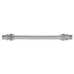 Dormont 30-3131-24 Gas Connector SuprSafe 30 1/2x24" MIP Stainless Steel  | Midwest Supply Us