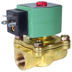 ASCO SC8210G002 Solenoid Valve 8210 2-Way Brass 1/2 Inch NPT Normally Closed 120 Alternating Current NBR  | Midwest Supply Us