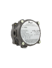 Dwyer Instruments 1950-10-2F Differential pressure switch | range 3-11" w.c. | approx. deadband @ min. set point 0.40 | approx. deadband @ max. set point 0.50.  | Midwest Supply Us