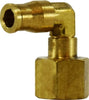 20091S | 3/8 X 1/4 SW FE ELBOW, Brass Fittings, Brass Push In Fittings, Fe Swivel Elbow | Midland Metal Mfg.