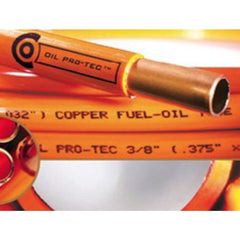 Kamco 38X50CTD Coil Tubing Oil Pro-Tec Polyethylene Coated Copper 3/8 Inch x 50 Foot Orange  | Midwest Supply Us