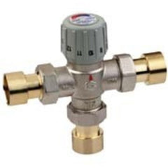 RESIDEO AM101R-US-1/U Mixing Valve AM-1R Proportional 3/4 Inch Nickel Plated Brass Union Sweat EPDM 150 Pounds per Square Inch  | Midwest Supply Us