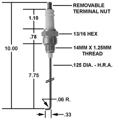 Crown Engineering CA650 IGNITER/SELAS 95299704  | Midwest Supply Us