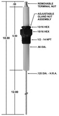 Crown Engineering CA343 IGNITER/MAXON 47232 W/12" TIP  | Midwest Supply Us