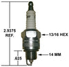 RH-18-Y | CHAMPION SPARK PLUG | Crown Engineering