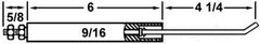 Crown Engineering 21825 HASTINGS ELECTRODE 73-07-1522-10  | Midwest Supply Us