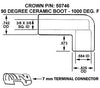 50746 | 90 DEGREE CERAMIC BOOT - 1000F | Crown Engineering