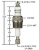 WCC-1112 | AUBURN LIQUID LEVEL PLUG | Crown Engineering
