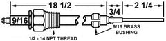 Crown Engineering 27536 SUPERIOR BOILER ELECTRODE  | Midwest Supply Us