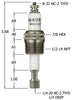 WCC-1112KH | AUBURN LIQUID LEVEL PLUG | Crown Engineering