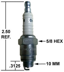 Crown Engineering UY6 CHAMPION SPARK PLUG STOCK #842  | Midwest Supply Us