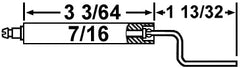 Crown Engineering 28047 WAYNE ELECTRODE 62391-002  | Midwest Supply Us