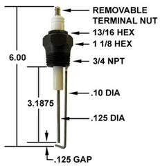 Crown Engineering CA536 IGNITER/REPLACES I-34-7  | Midwest Supply Us