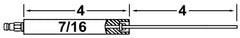 Crown Engineering 21520 FLAME GUARD ELECTRODE  | Midwest Supply Us