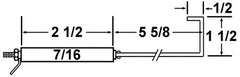 Crown Engineering 20395 BAXTER ELECTRODE V9-119  | Midwest Supply Us