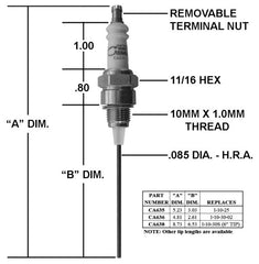 Crown Engineering CA636 IGNITER/REPLACES I-10-30-02  | Midwest Supply Us