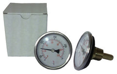 Crown Engineering 41463 THERMOMETER 2.5 FACE 1/2", W/WELL  | Midwest Supply Us