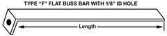 Crown Engineering 20418B BECKETT BUSS BAR 6"  | Midwest Supply Us