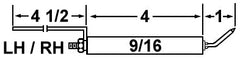 Crown Engineering 20245-02 ABC/SUNRAY ELECTRODE 2/PK  | Midwest Supply Us