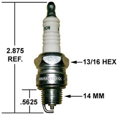 Crown Engineering H-14-Y CHAMPION SPARK PLUG  | Midwest Supply Us