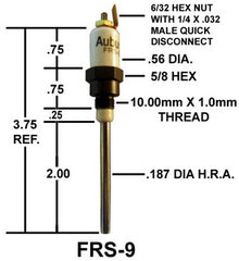 Crown Engineering FRS-9 AUBURN FLAME ROD  | Midwest Supply Us